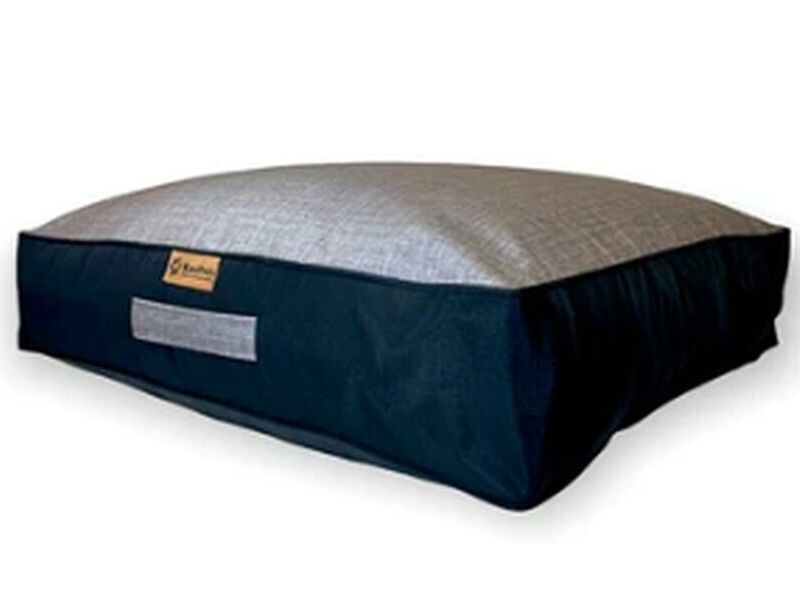Cama mascota gris jaspeado Chile