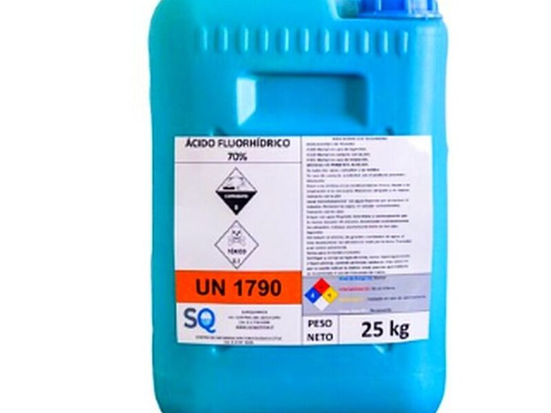 Acido Fluorhídrico 70% - 25kg