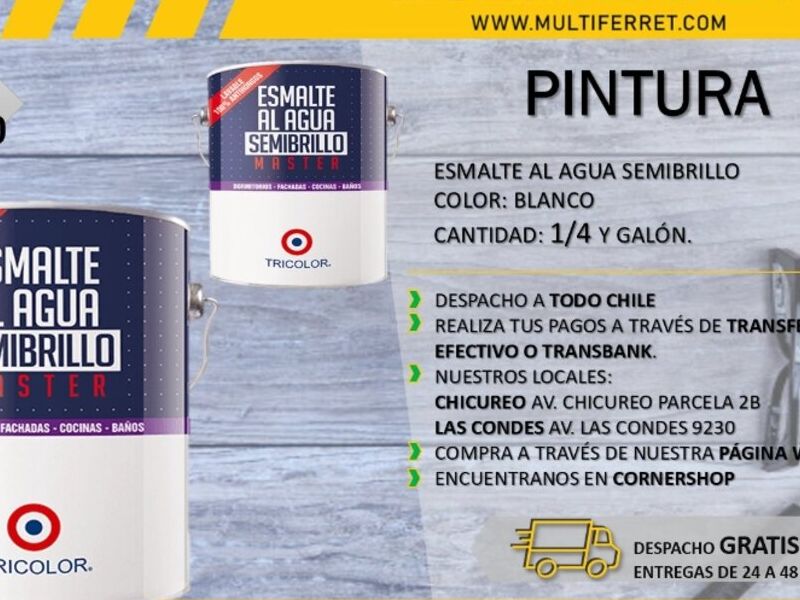 Esmalte Agua Chile