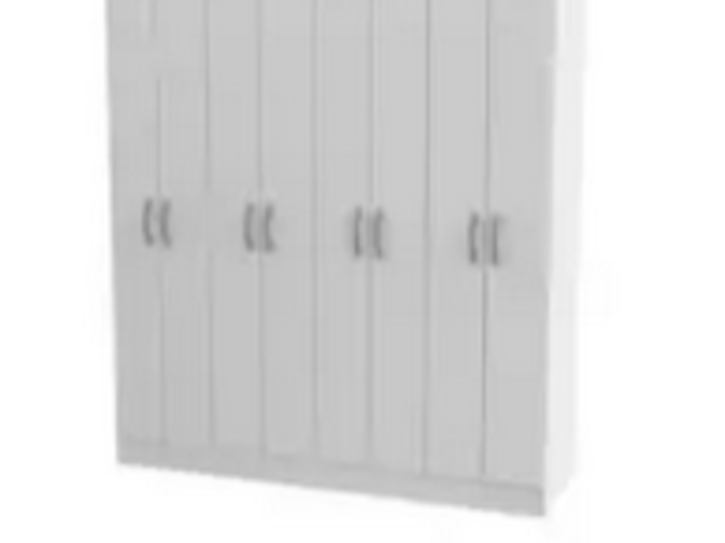 Closet 8 puertas  blanco OVALLE