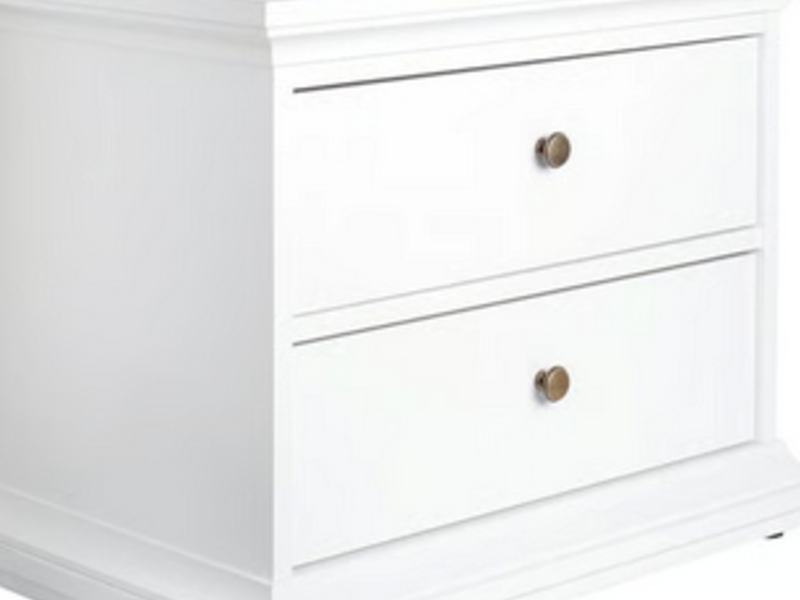 Velador 2 cajones 63x40x49 blanco TONGOY