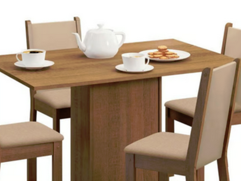 Juego Comedor 4 Sillas Celine Leone OVALLE