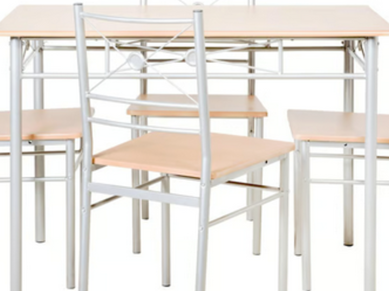 Juego comedor 4 sillas cherry OVALLE