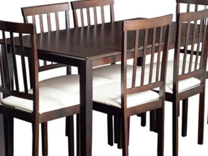 Comedor madera 6 sillas OVALLE