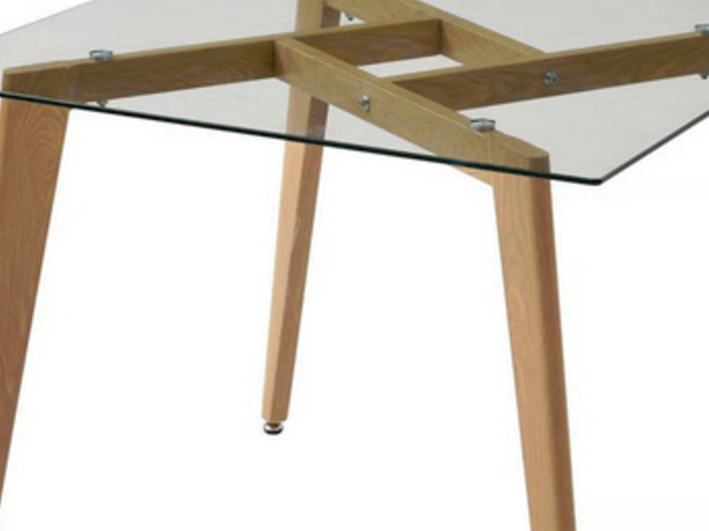 Mesa comedor 90x90x75 cm madera OVALLE