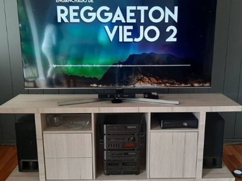 rack tv madera clara Chile