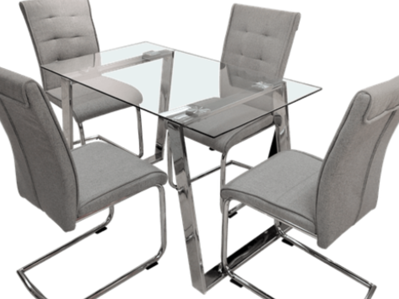comedor gris cocina Chile