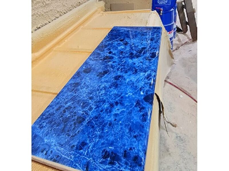 cubierta laminado azul Temuco