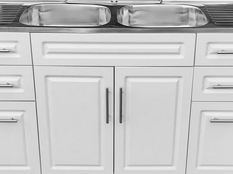 Mueble lavaplatos blanco SANTIAGO