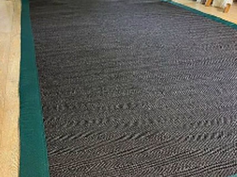 Alfombra sisal negra Chile