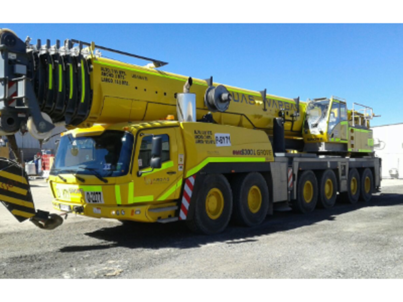 Arriendo de grua GMK6300 Chile