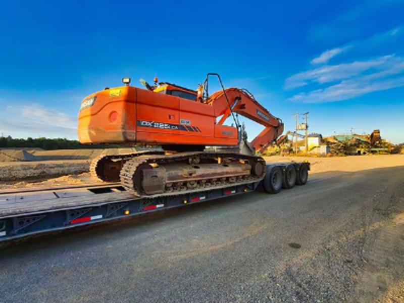 Gruas para transporte de maquinaria Chile