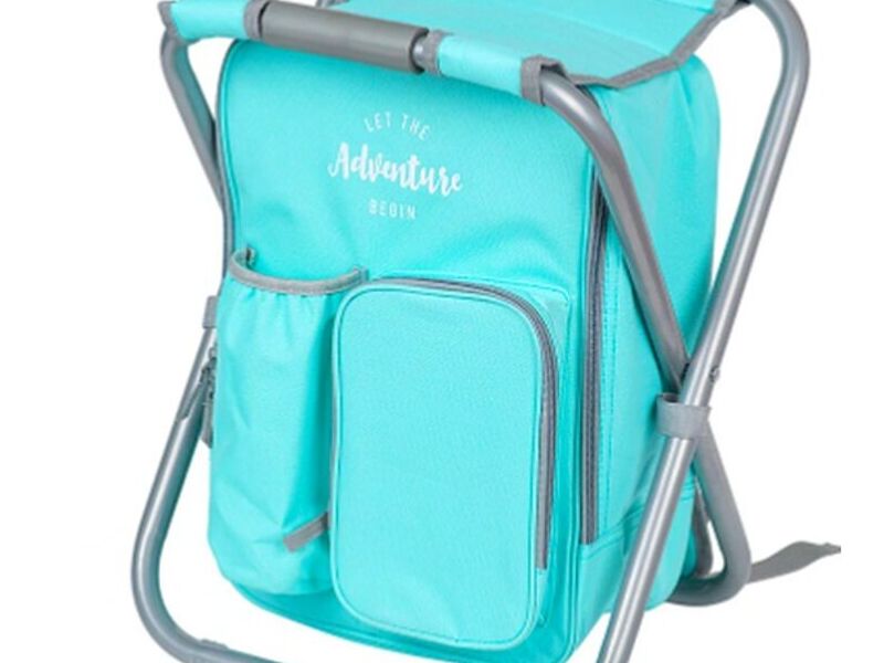 Mochila Cooler Con Silla Aqua