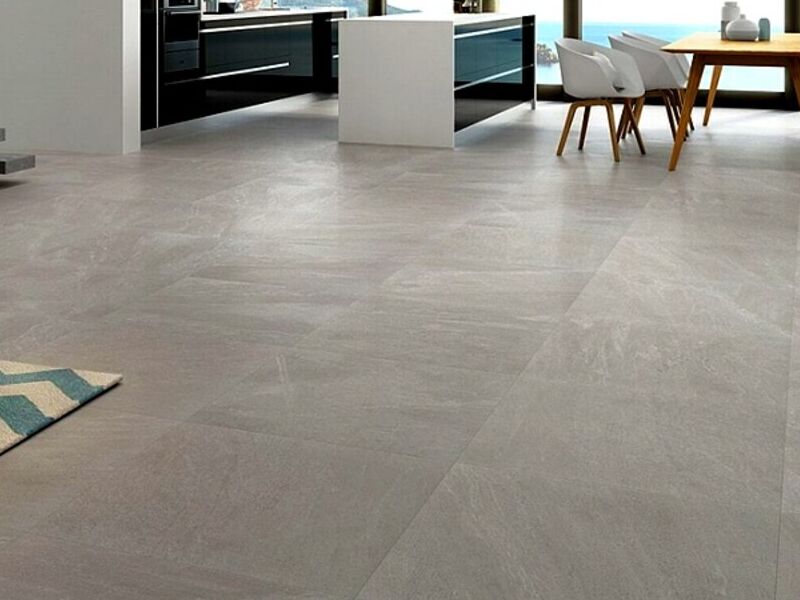 Piso laminado color gris Chile