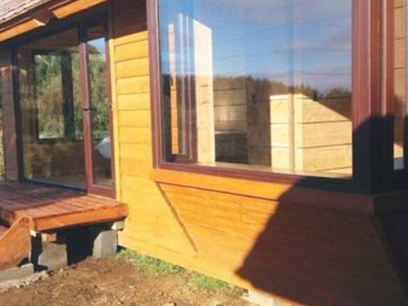 Ventana y puerta pvc madera 