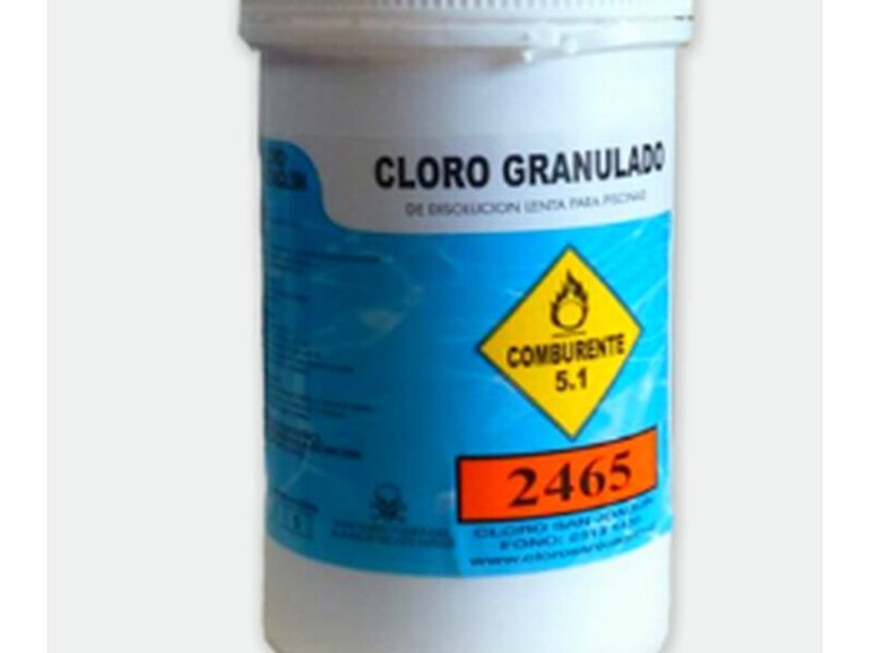 Cloro granulado. 
