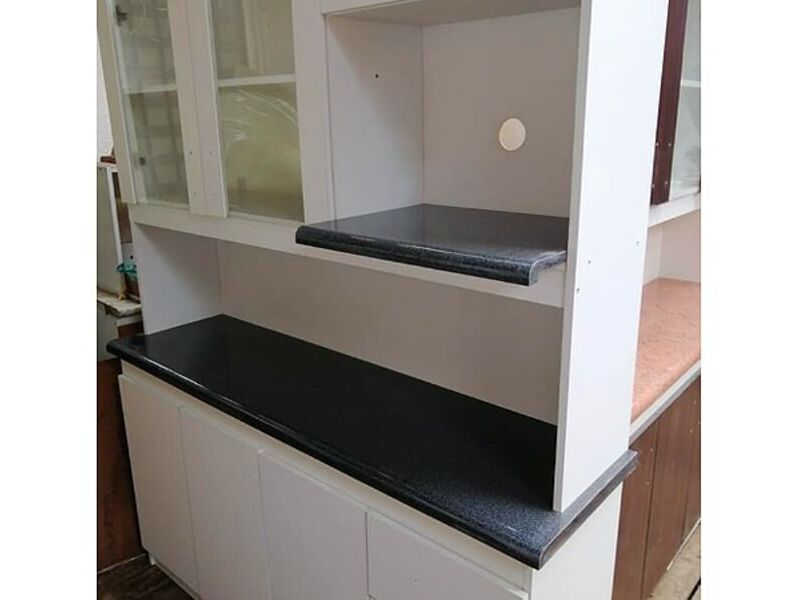 modular de cocina blanco y negro Concepción