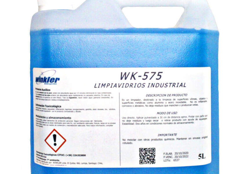 Limpia vidrios Concentrado 5LT Chile 