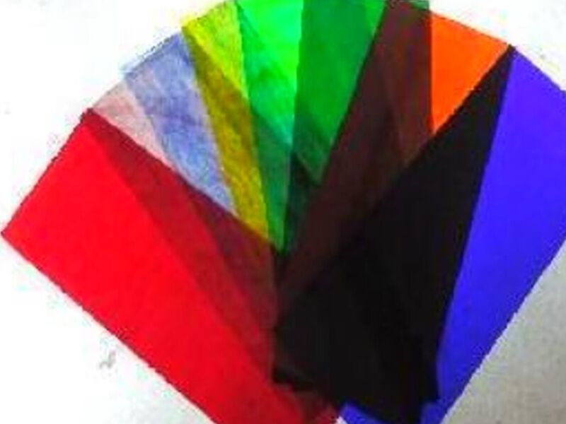 SET 06 vidrios de color 12x30 Cmts.