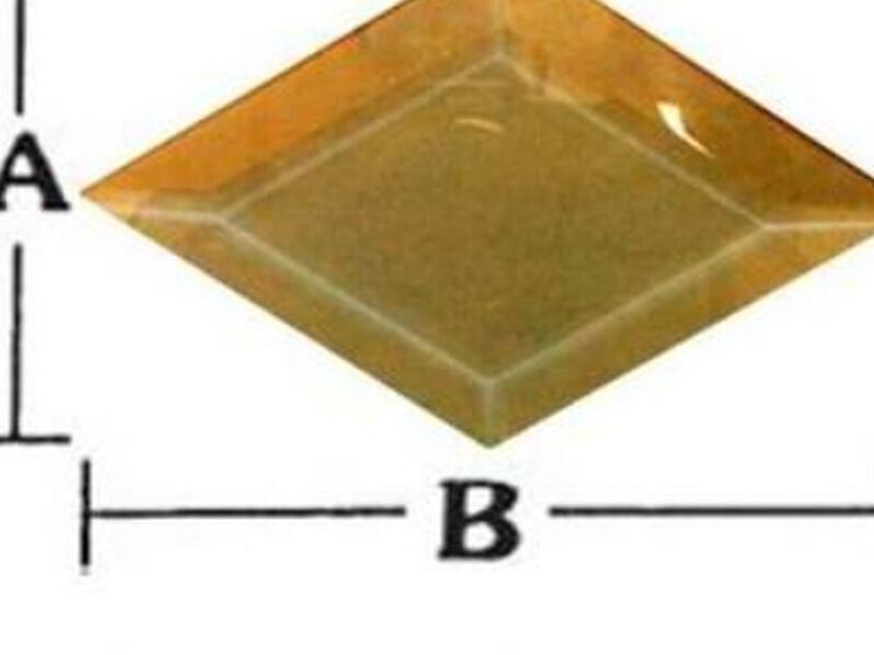 Biselado bronce 5X9.5 cmts