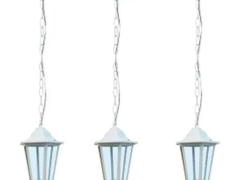 Pack 3 Farol Colgante Estilo Clásico Exterior