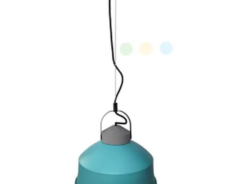 Lámpara Colgante Campana De Metal E27