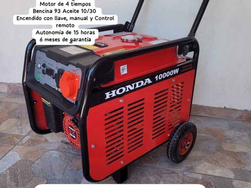 Generador Eléctrico Honda 10000 Watt Chile
