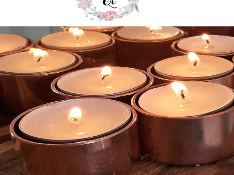 Velas en Maceteros de Cobre Chile
