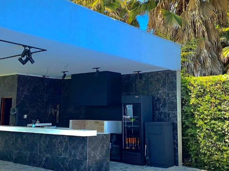 Cocina exterior Chile