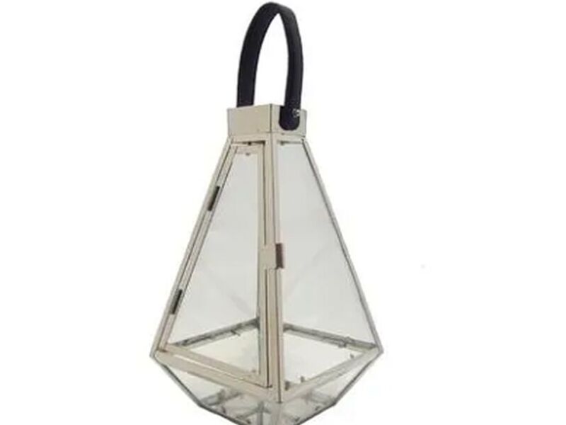 FAROL PIRAMIDE 42X23X23CM METAL