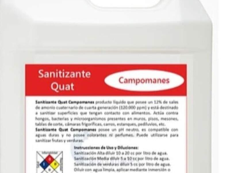 Sanitizante Quat  Chile 