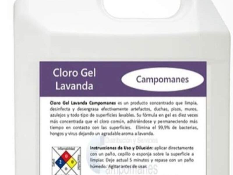Cloro Gel Lavanda Bidón Chile 
