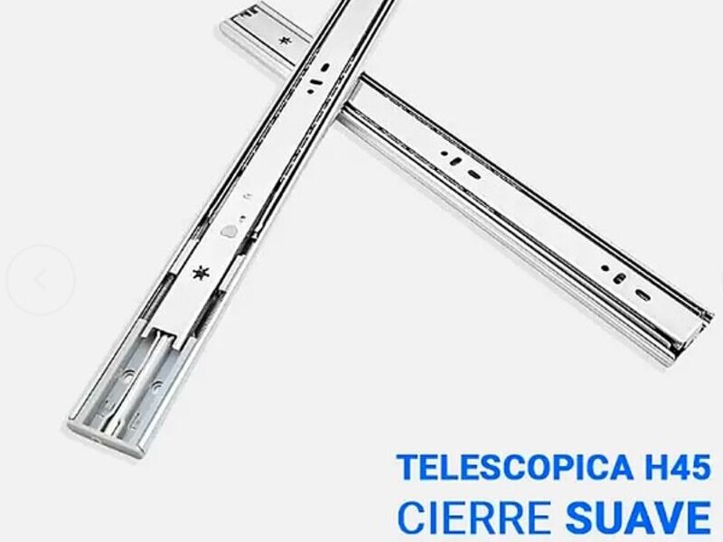 Corredera Telescopica Suave 500mm cl