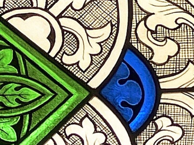 Vitral mosaico Chile