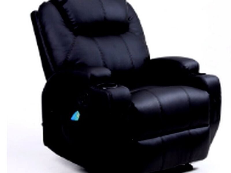 Sillon Berger Tapiz cuero negro Chile