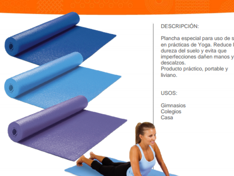Colchoneta Yoga MAT Chile