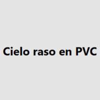 Cielo raso en PVC