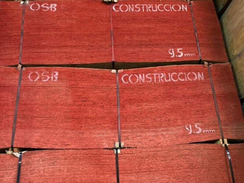 Placas OSB 9,5mm Chile