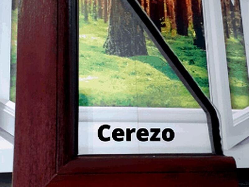 Ventana madera Cerezo Chile