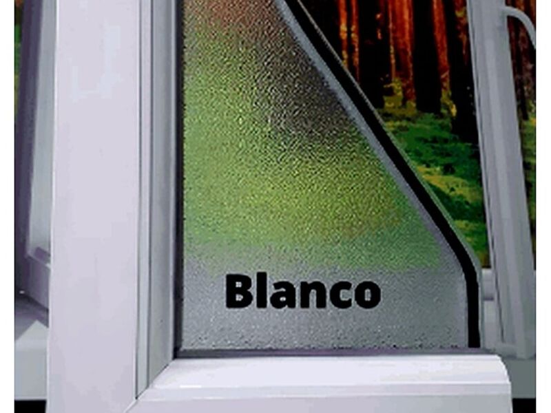 Ventana madera solida blanca Chile