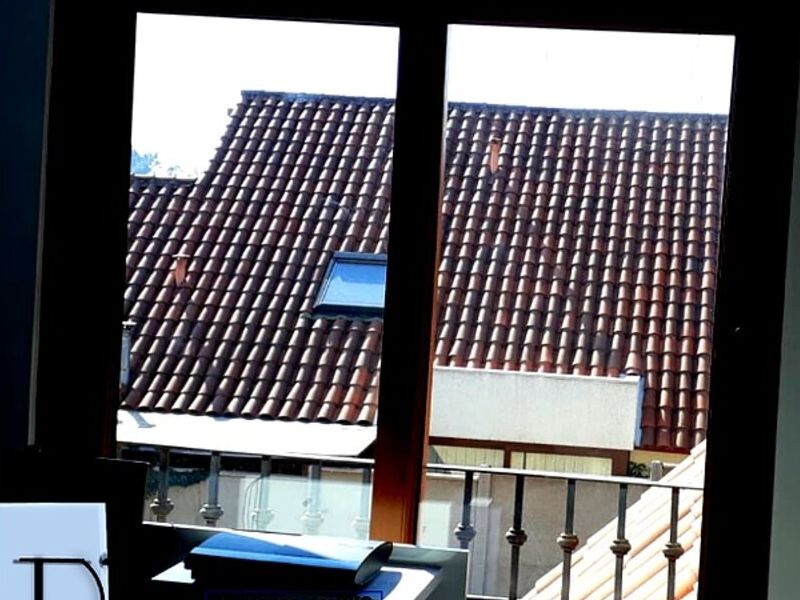 Ventana madera roble Chile