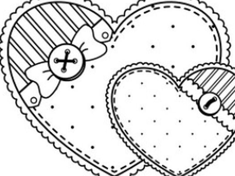 Sticker vinilo corazones Chile
