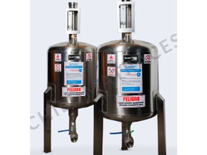 Matraz de calibracion 200lts inoxidable