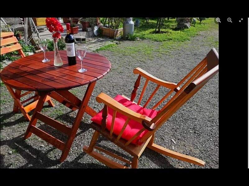 Silla y mesa para jardín Chile