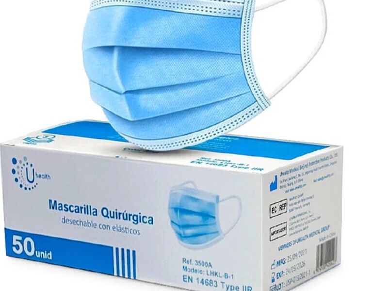 Mascarilla desechable Chile