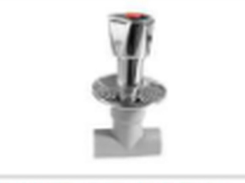 9. LLAVE DE PASO LARGA/MANILLA CROMADA