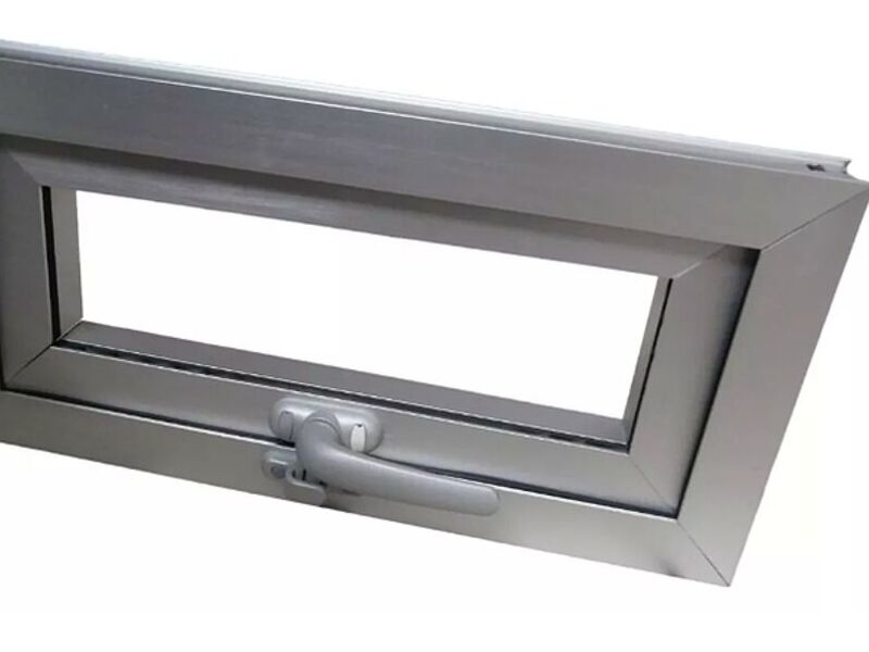 Ventana Aluminio Proyección negra Chile