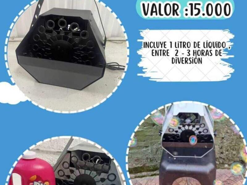 Máquina de Burbujas Chile
