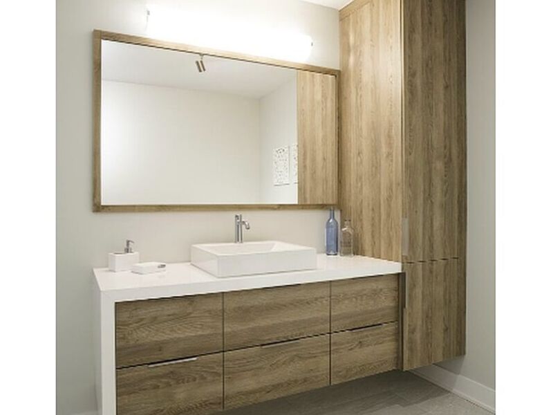 mueble baño nogal terracota Padre Hurtado