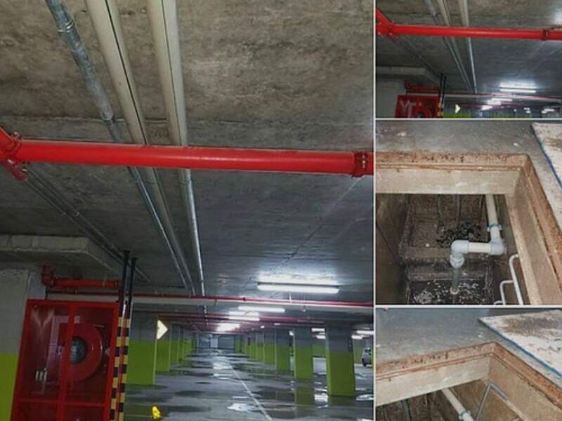 Instalación de distribución de agua Chile